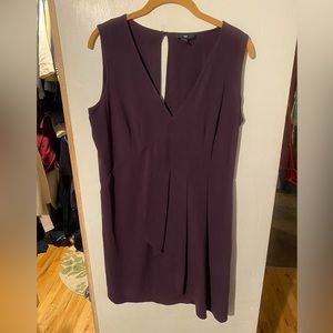 Gap purple wrap dress 10